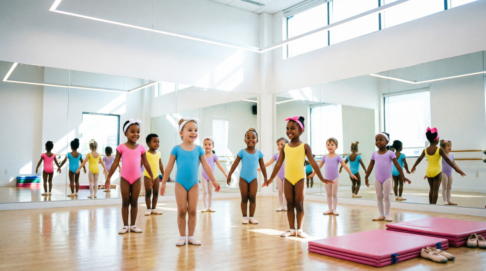Clase de danza infantil